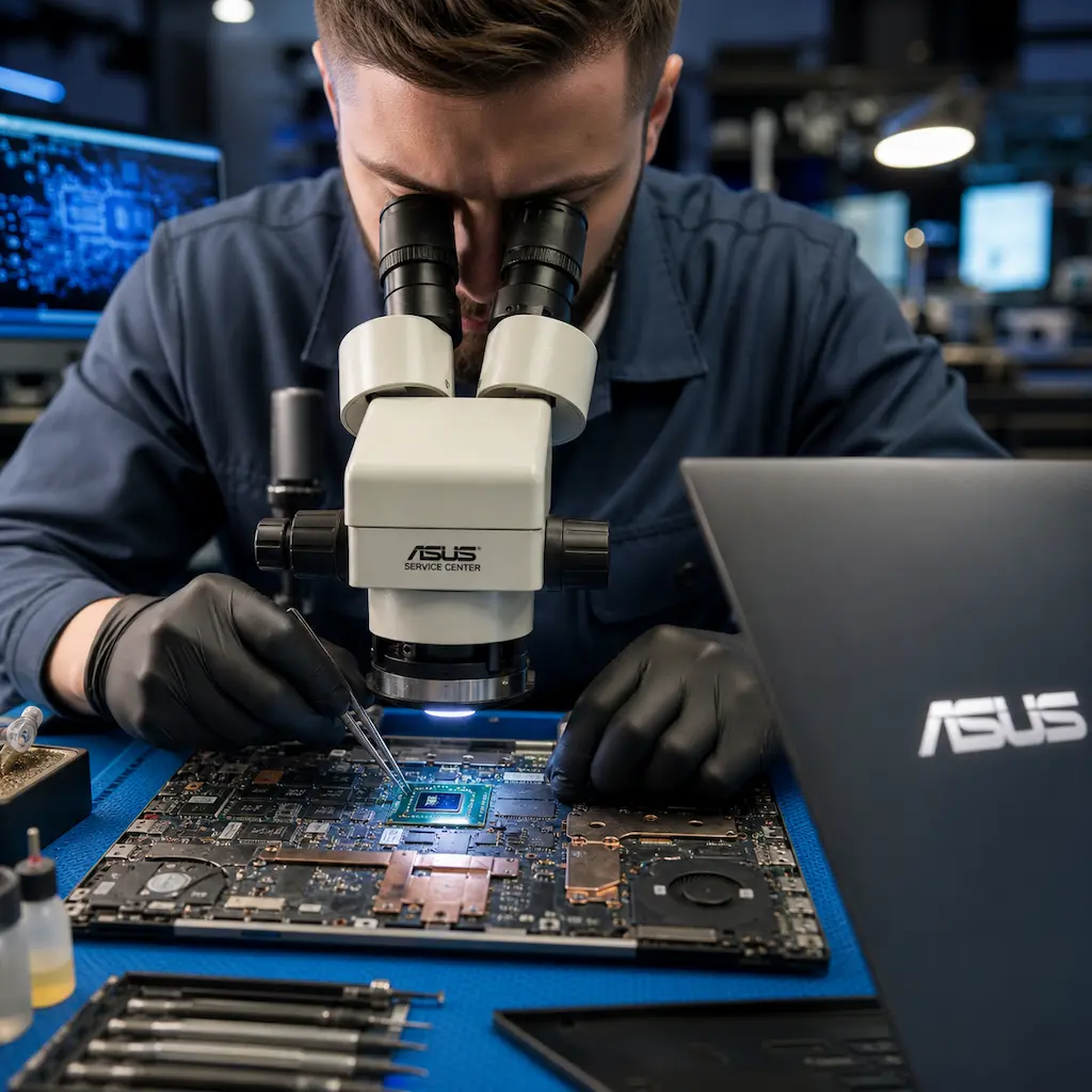 Замена видеокарты ноутбука Asus в Жуковском