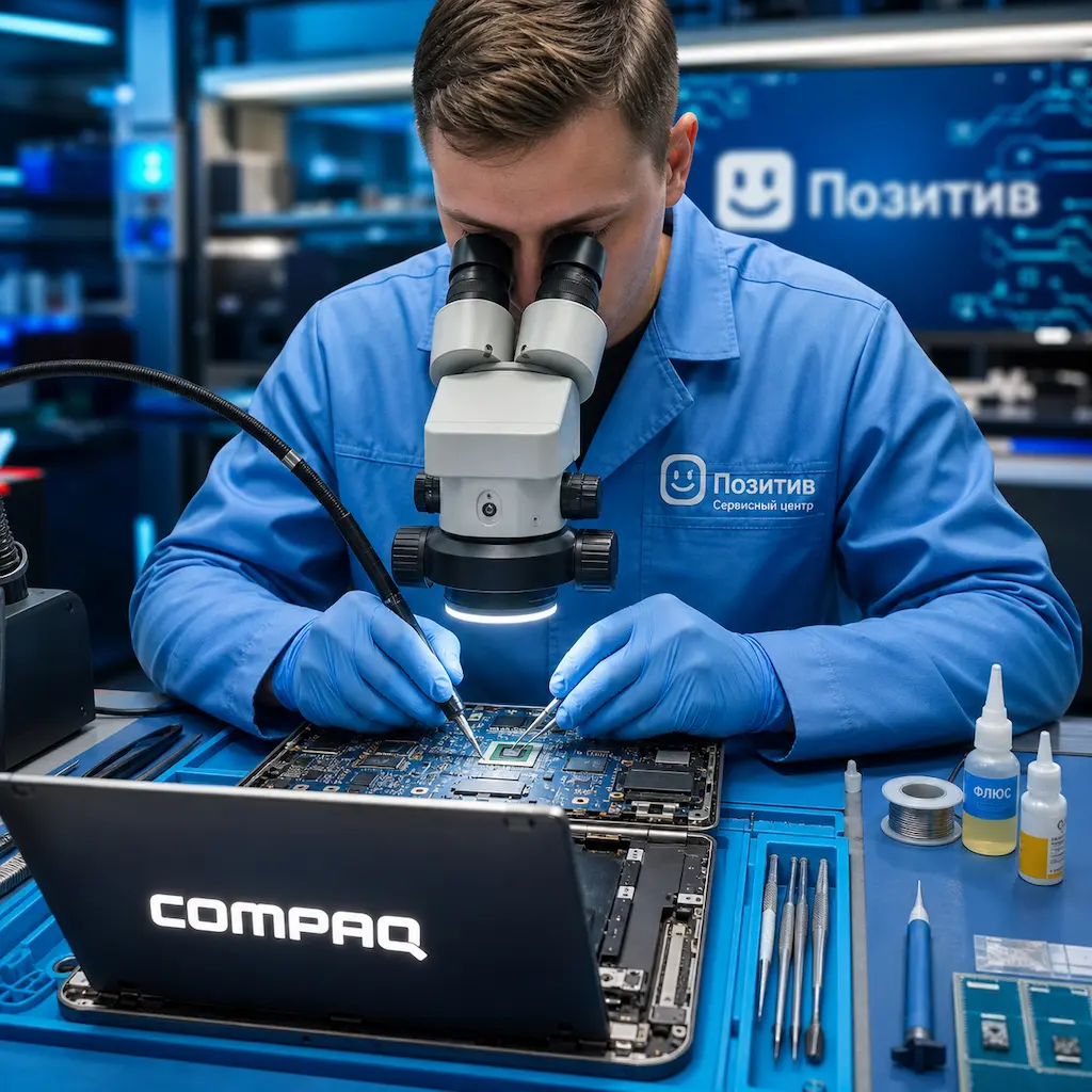 Замена видеокарты ноутбука Compaq в Жуковском