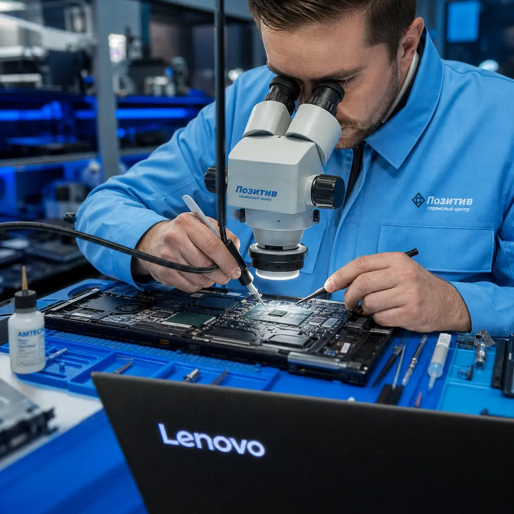 Замена видеокарты ноутбука Lenovo в Жуковском