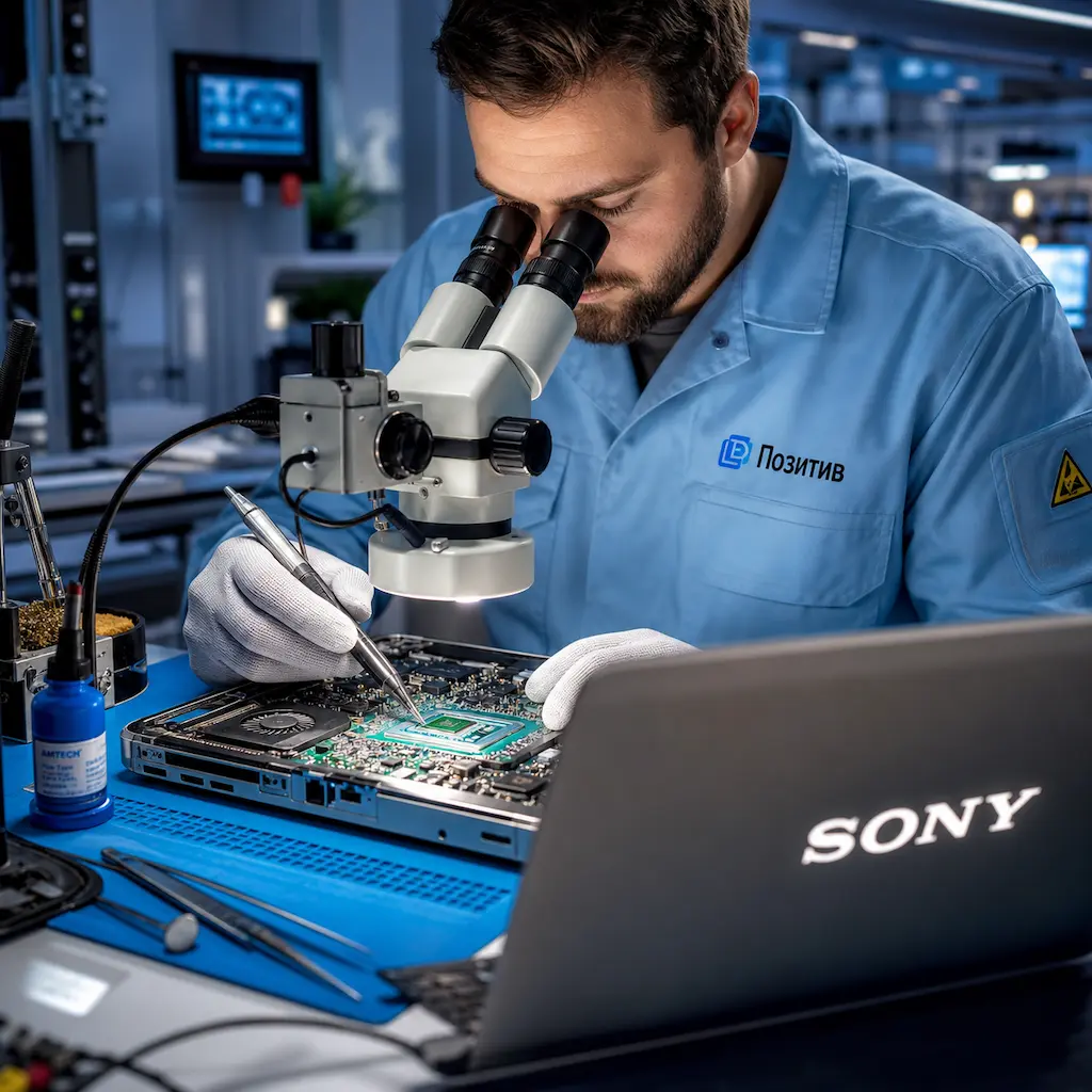 Замена видеокарты ноутбука Sony в Жуковском