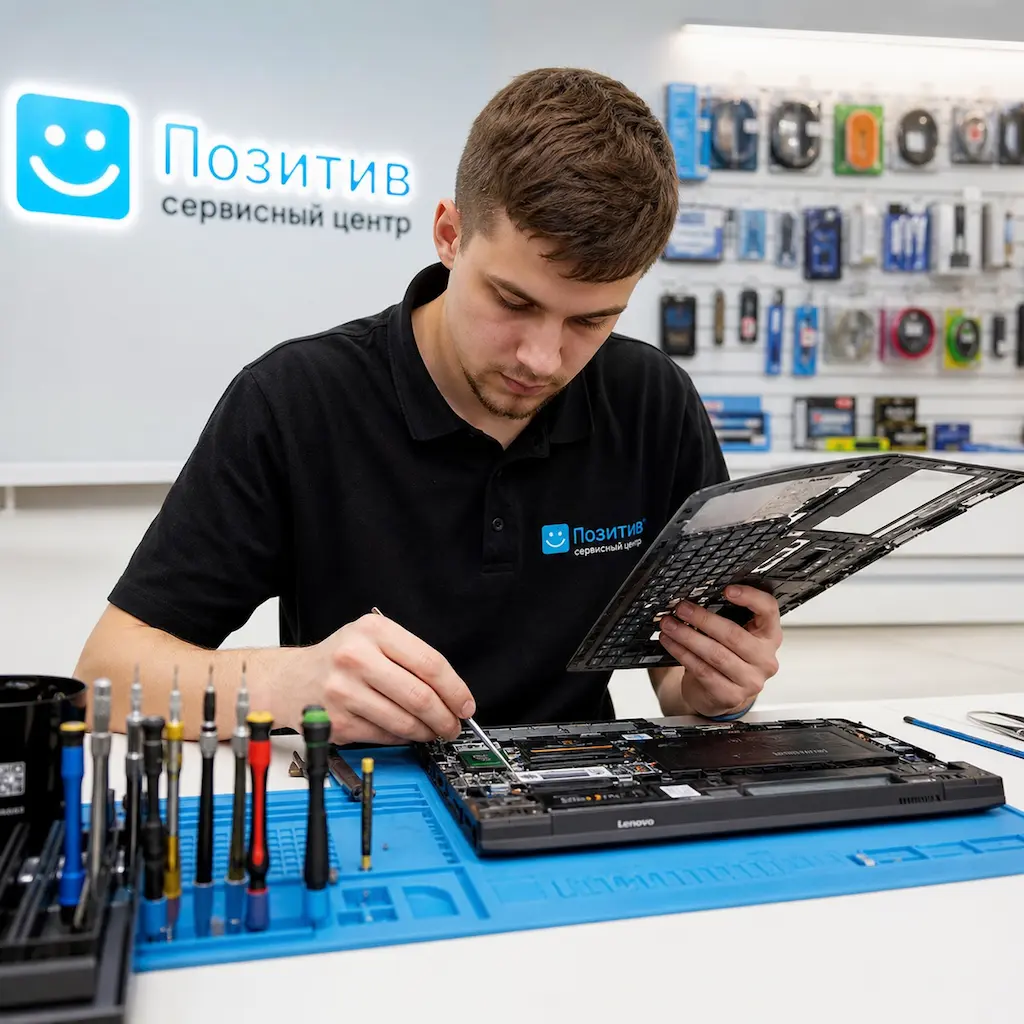 заменить клавиатуру на ноутбуке Lenovo в Жуковском
