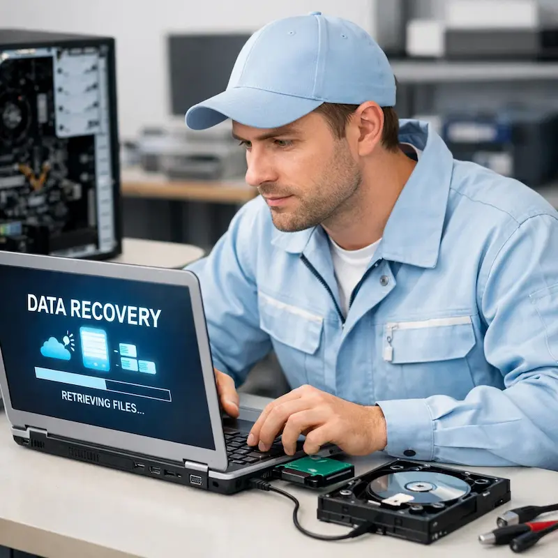 Восстановление данных и файлов в Жуковском