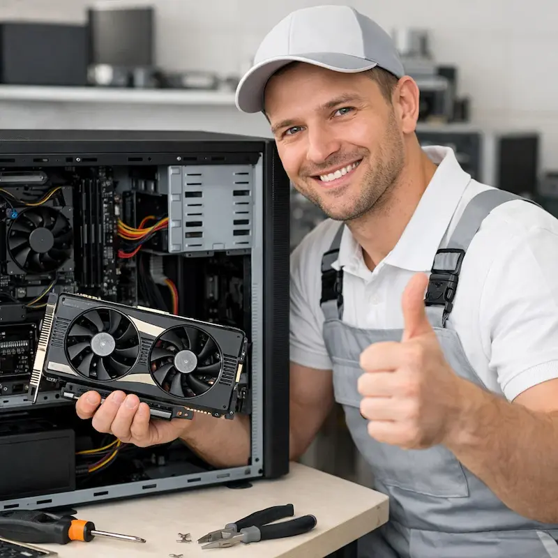 Замена видеокарты ПК в Жуковском
