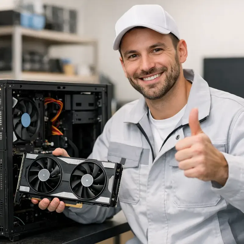 установка видеокарты на ПК в Жуковском