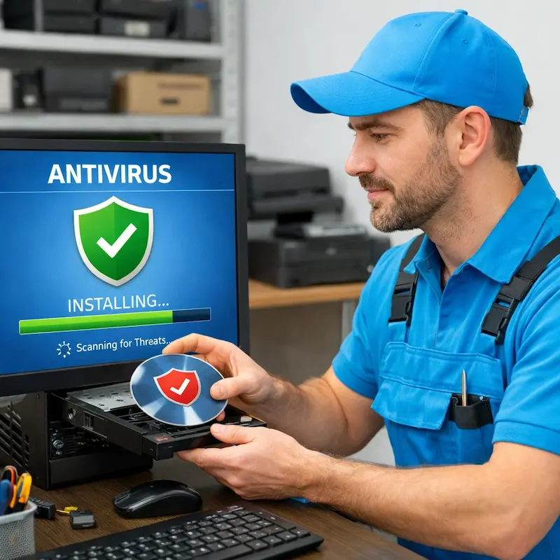Установка антивируса в Жуковском на дому
